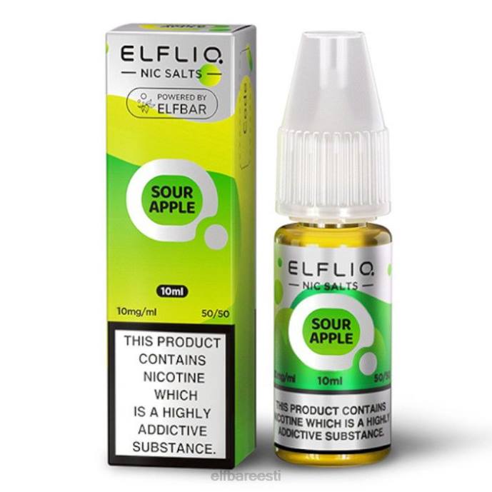 elfbar elfliq nic soolad - hapu õun - 10ml-10 mg/ml 46F6R169