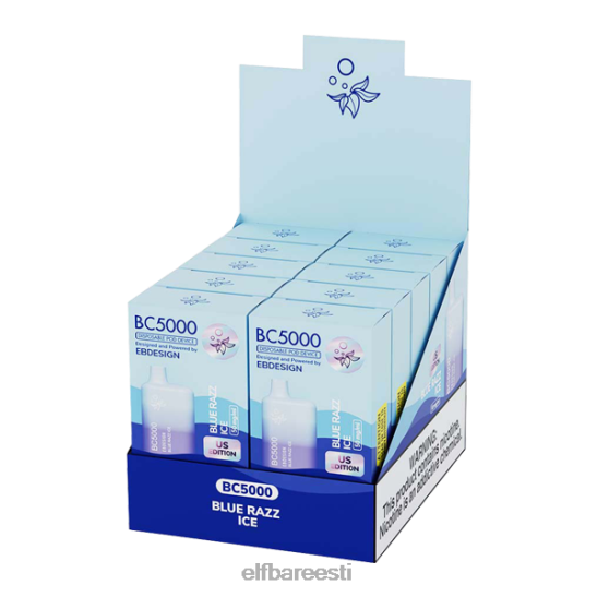 ZH4NX10 ELFBAR blue razz ice eb bc5000 tarbija - ühekordne - 40mg